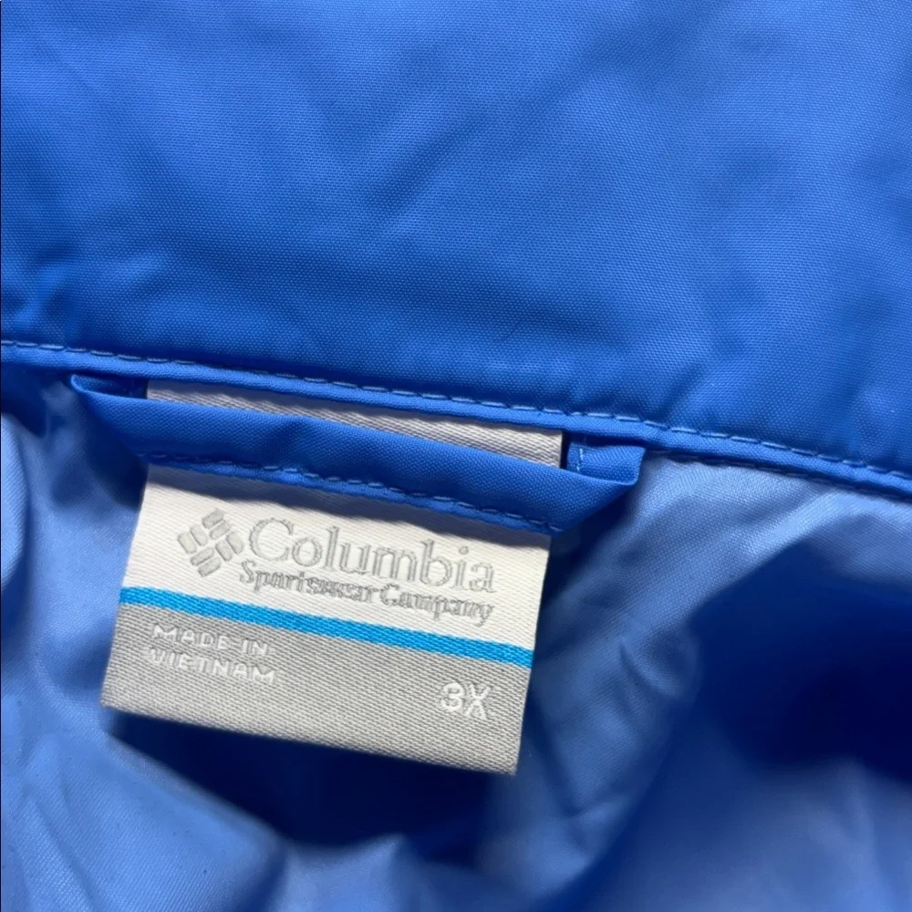 Columbia Omni Shield Advanced Repellency Switchback IV harbor blue jacket 3x